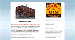Desktop Screenshot of charhausrestaurant.com